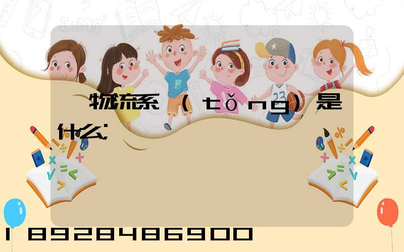 ,物流系統(tǒng)是什么