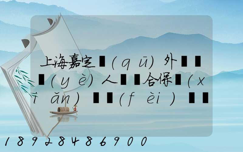 上海嘉定區(qū)外來從業(yè)人員綜合保險(xiǎn)繳費(fèi)記錄在哪里可以打印