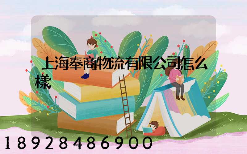 上海奉商物流有限公司怎么樣