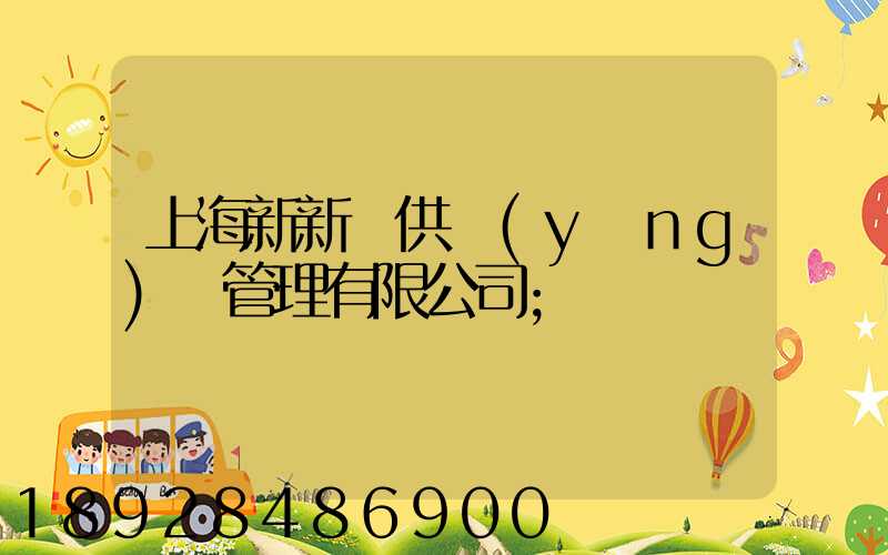 上海新新運供應(yīng)鏈管理有限公司