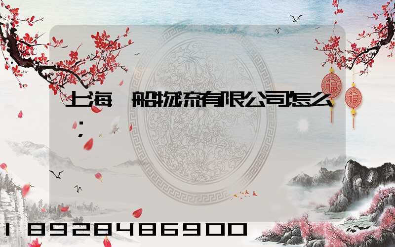 上海東船物流有限公司怎么樣