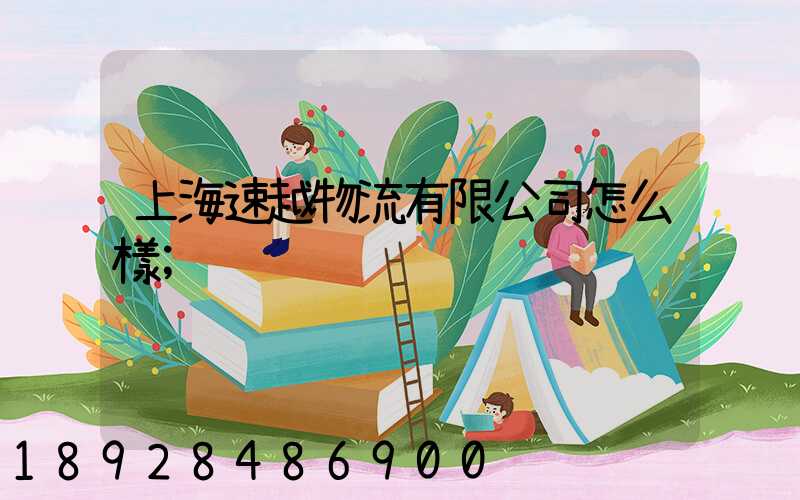 上海速越物流有限公司怎么樣