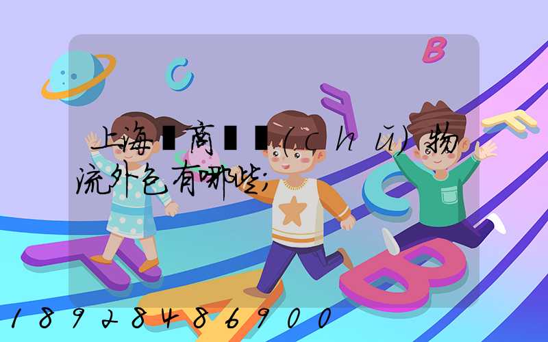 上海電商倉儲(chǔ)物流外包有哪些