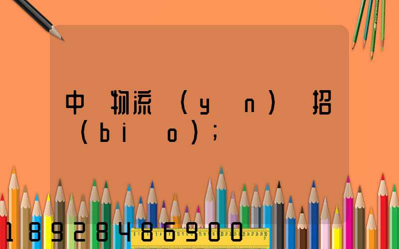 中國物流運(yùn)輸招標(biāo)