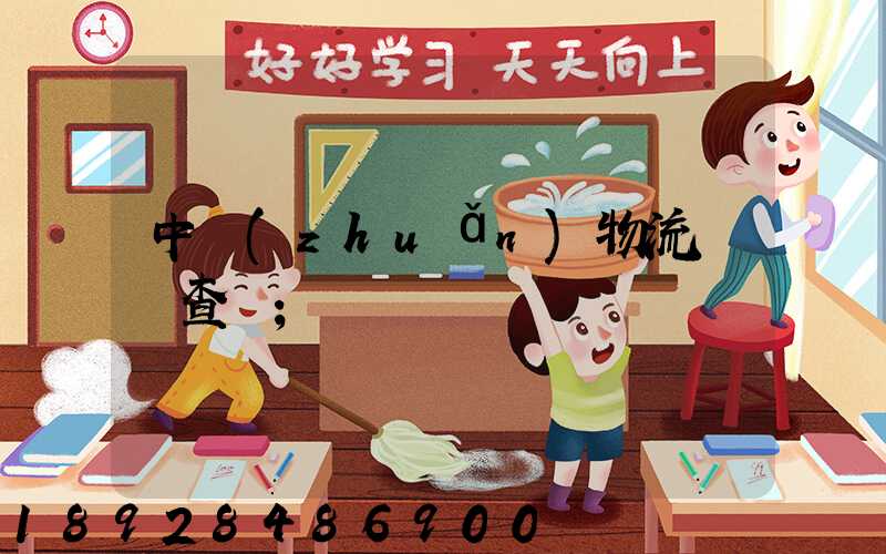 中轉(zhuǎn)物流運輸查詢