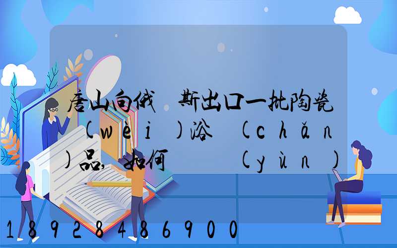 唐山向俄羅斯出口一批陶瓷衛(wèi)浴產(chǎn)品,如何選擇運(yùn)輸方式為什么