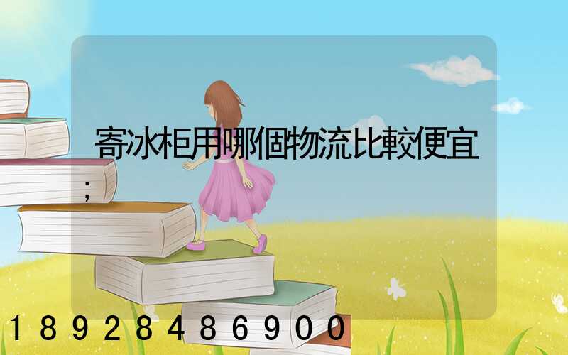 寄冰柜用哪個物流比較便宜