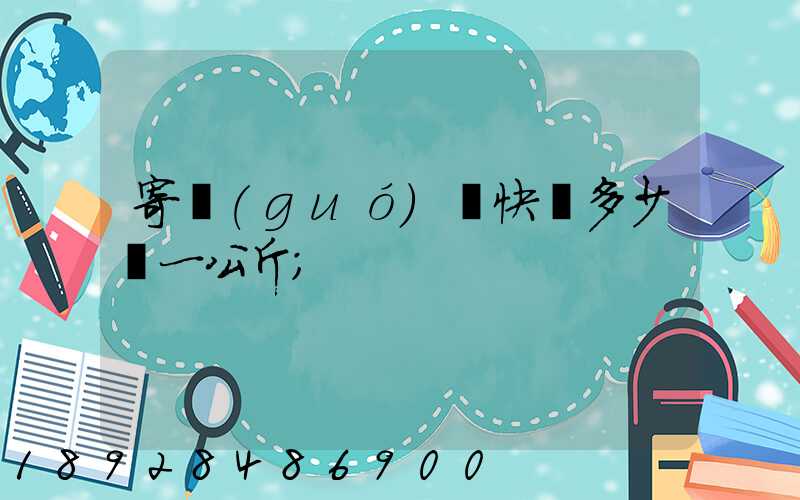 寄國(guó)際快遞多少錢一公斤