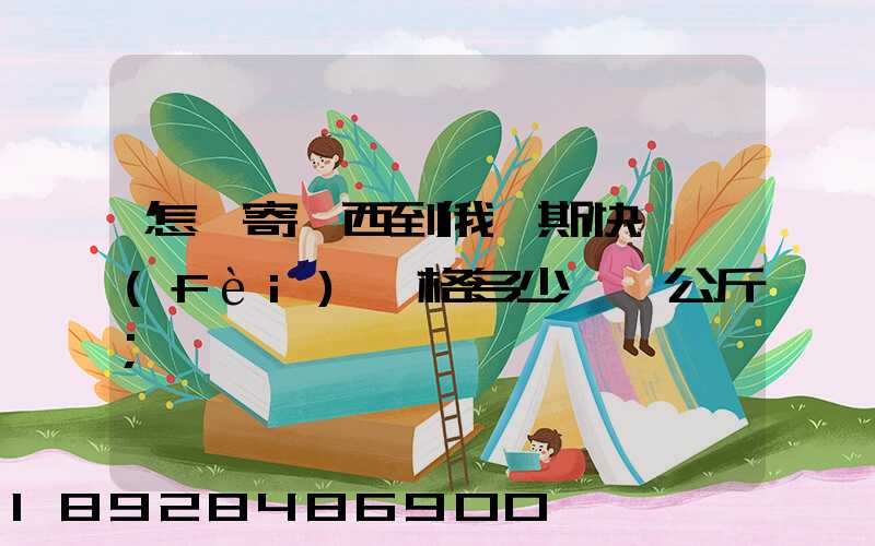 怎樣寄東西到俄羅斯快遞費(fèi)價格多少錢一公斤