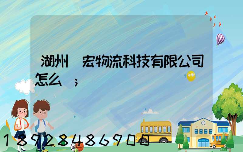 湖州賽宏物流科技有限公司怎么樣