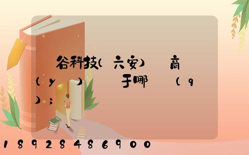 灝谷科技(六安)電商產業(yè)園屬于哪個區(qū)