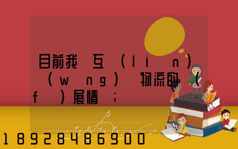 目前我國互聯(lián)網(wǎng)+物流的發(fā)展情況