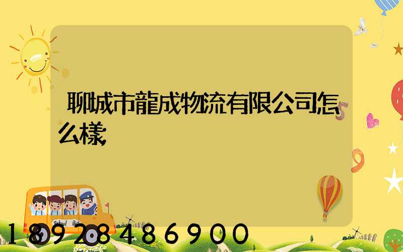 聊城市龍成物流有限公司怎么樣