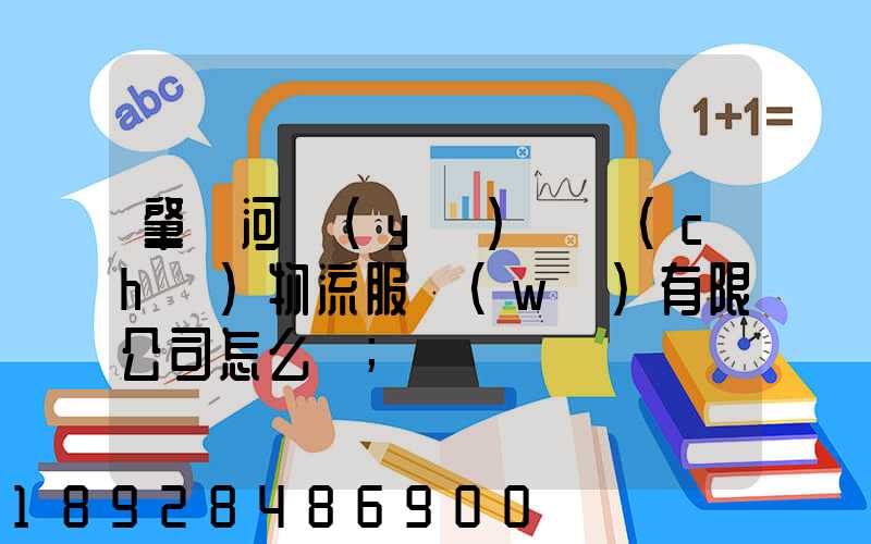 肇慶河譽(yù)倉儲(chǔ)物流服務(wù)有限公司怎么樣