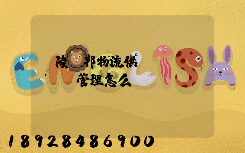 銅陵漢邦物流供應(yīng)鏈管理怎么樣