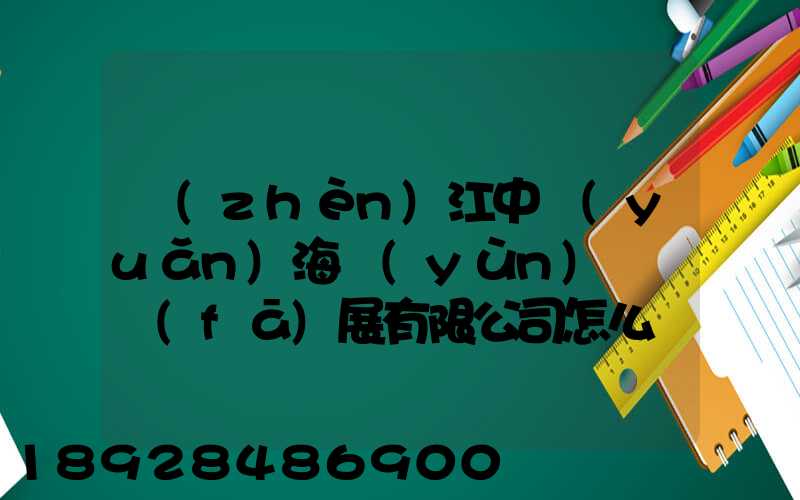 鎮(zhèn)江中遠(yuǎn)海運(yùn)倉儲發(fā)展有限公司怎么樣