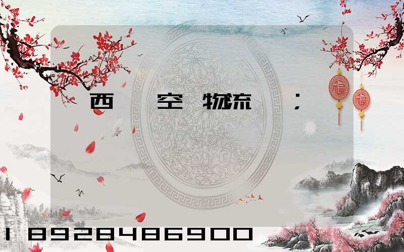 陜西國際空運物流運輸