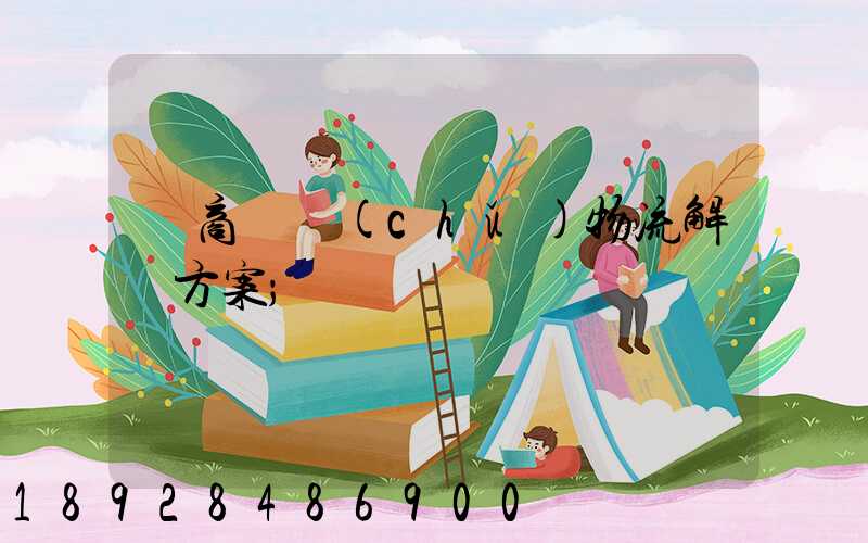 電商倉儲(chǔ)物流解決方案